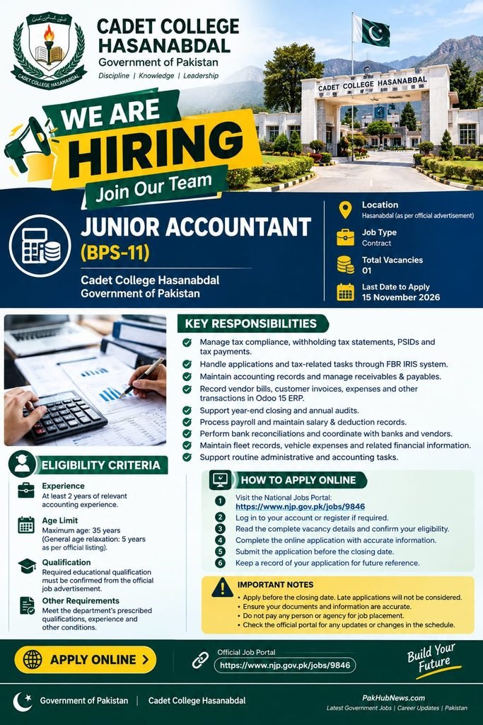 Junior Accountant Jobs 2026